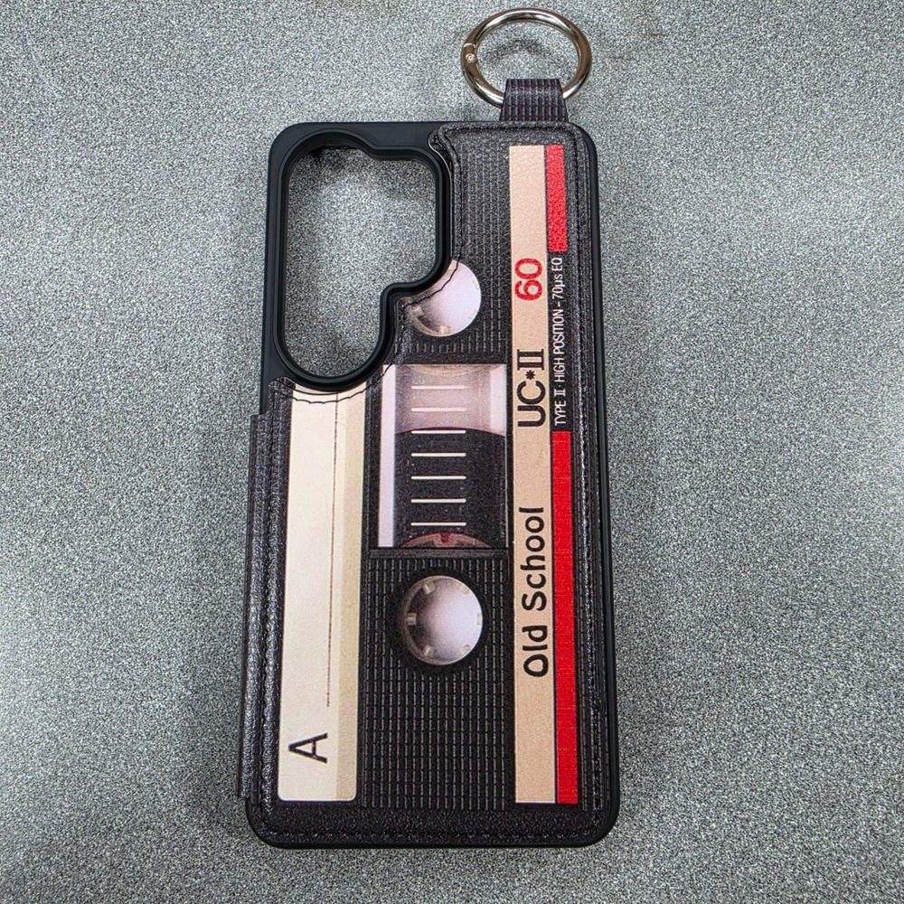 Samsung Galaxy S26 Ultra Retro Cassette Tape Wallet Phone Case New